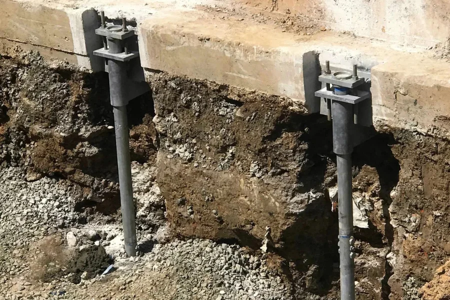 helical pier installation in Palmetto, FL